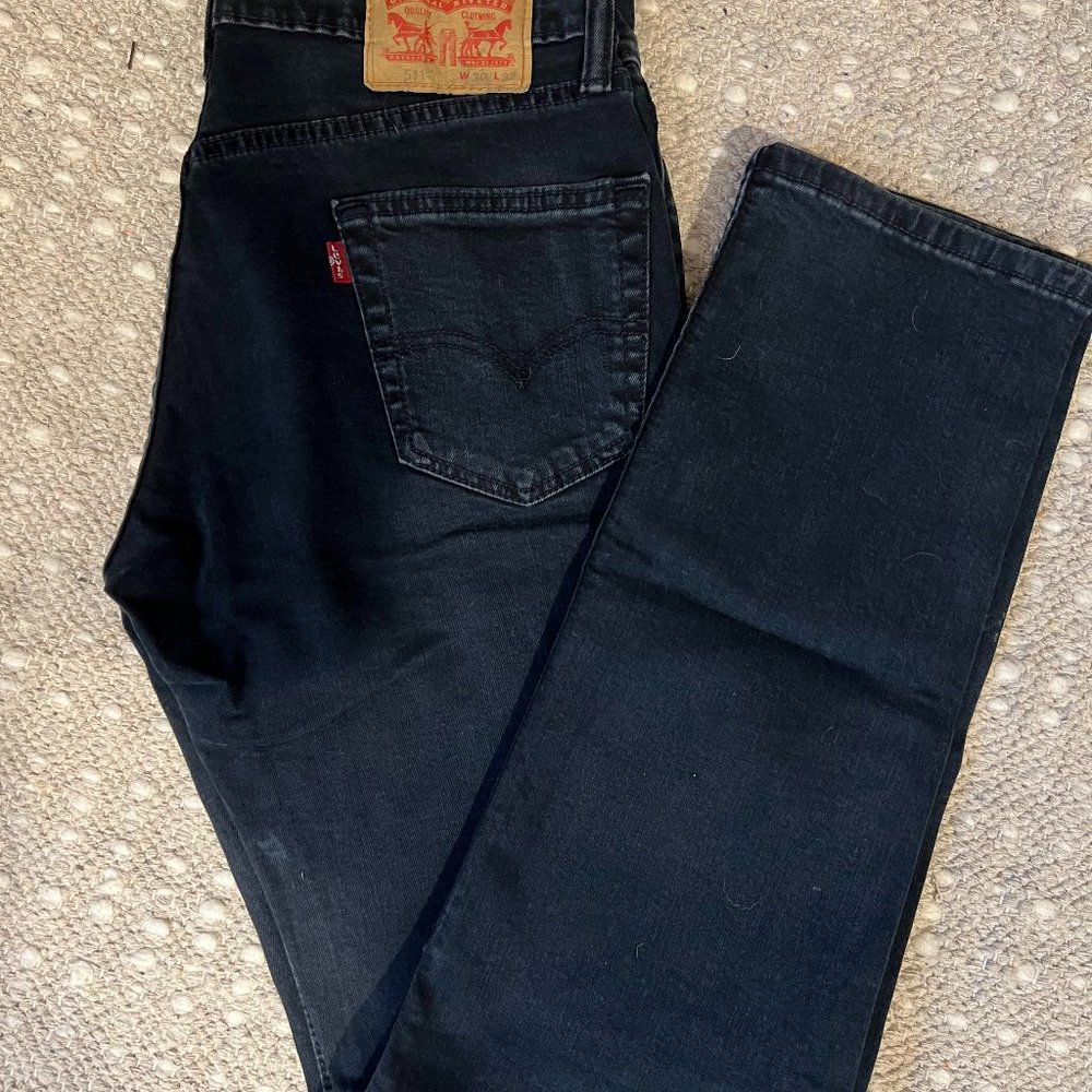 ** MEN'S LEVI'S 511 Dark blue denim jeans **